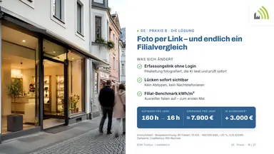 Foto per Link – und endlich ein Filialvergleich