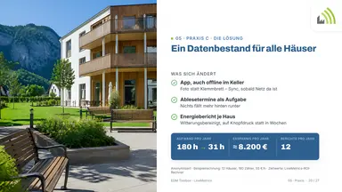Ein Datenbestand für alle Häuser