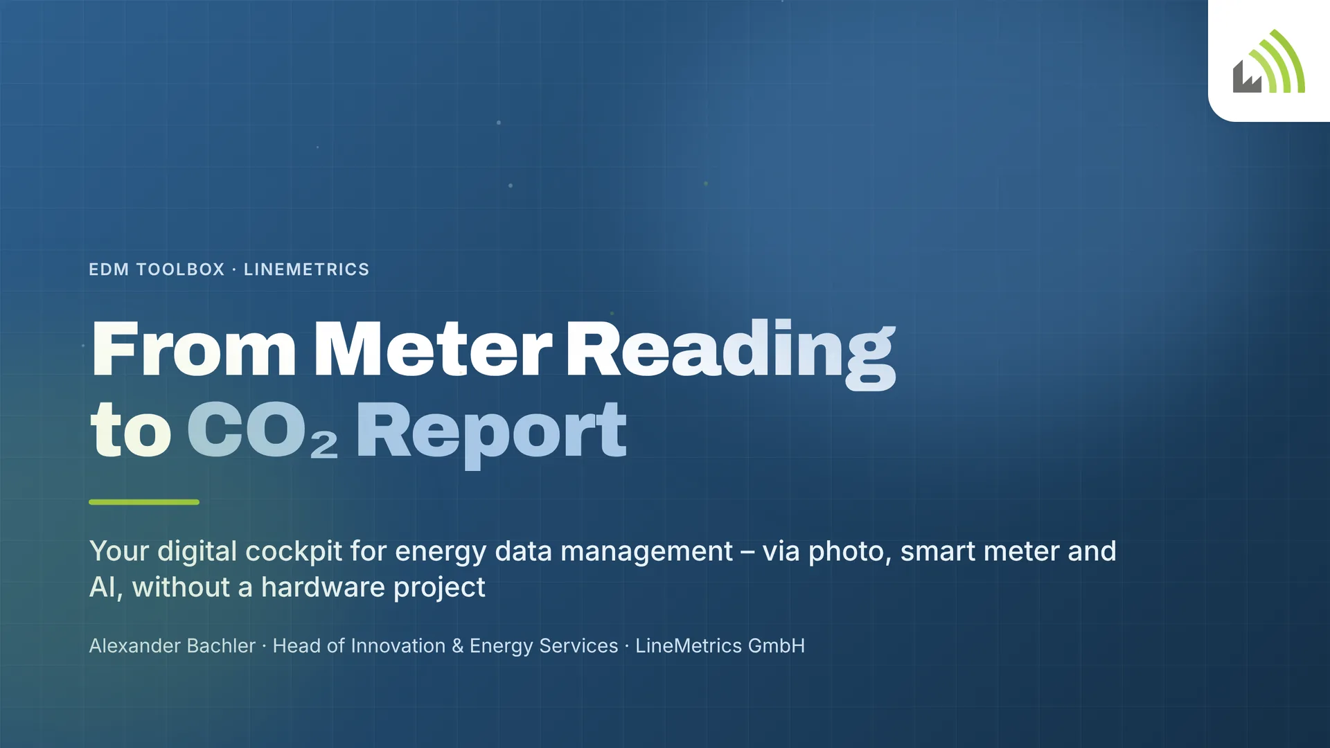 From Meter Reading to CO₂ Report
